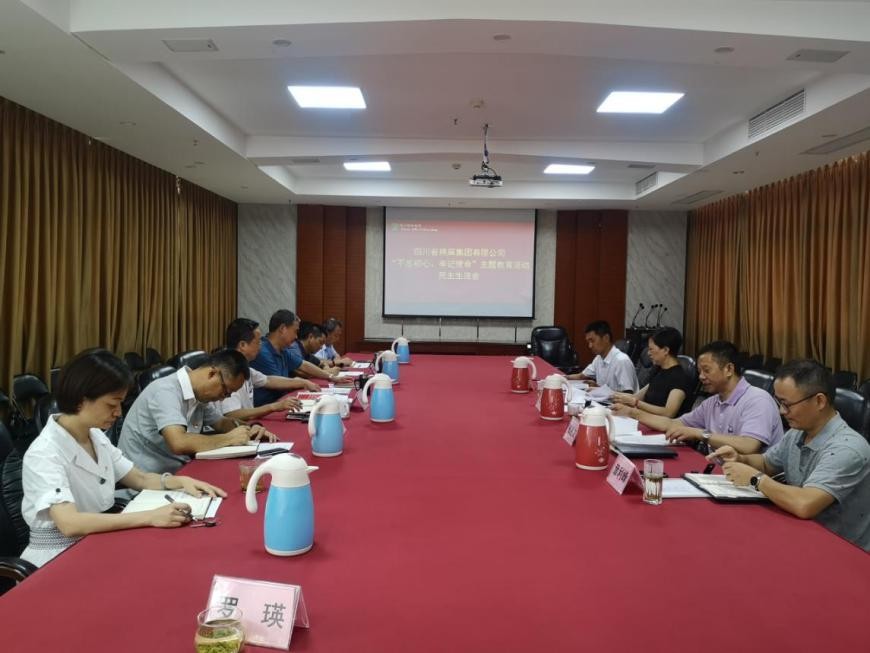 集團公司召開“不忘初心、牢記使命”主題教育活動民主生活會